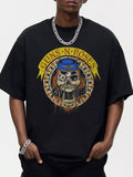 Men's Graphic Round Neck Oversized T-Shirt