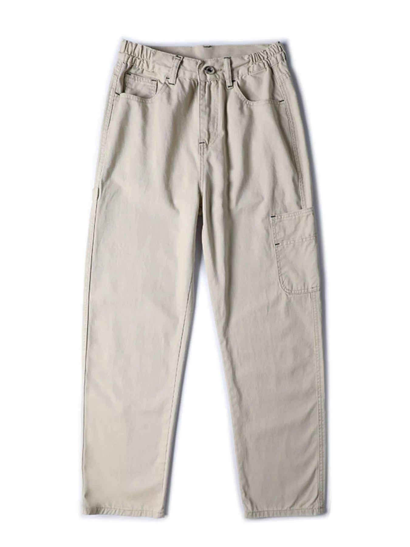Men's Full Size Relaxed Fit Cargo Jeans Plus Size