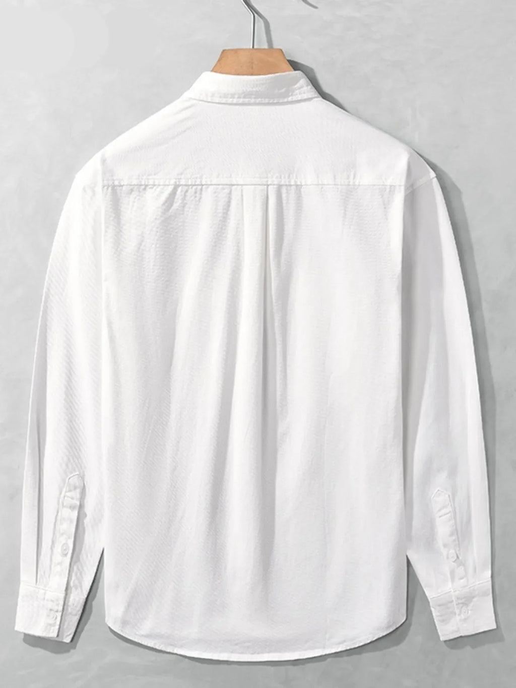 Men's Plus Size Button Up Long Sleeve Shirt