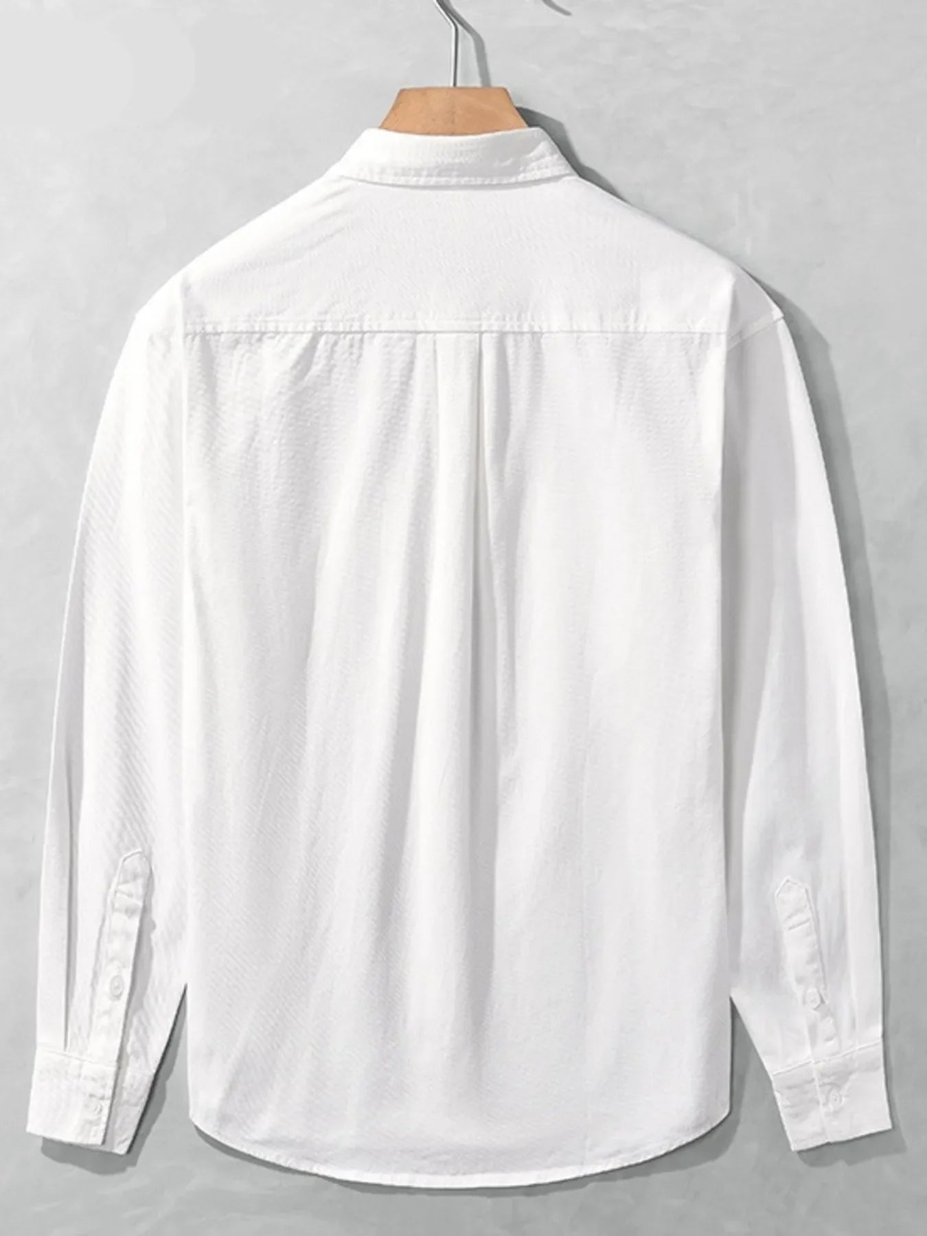 Men's Plus Size Button Up Long Sleeve Shirt