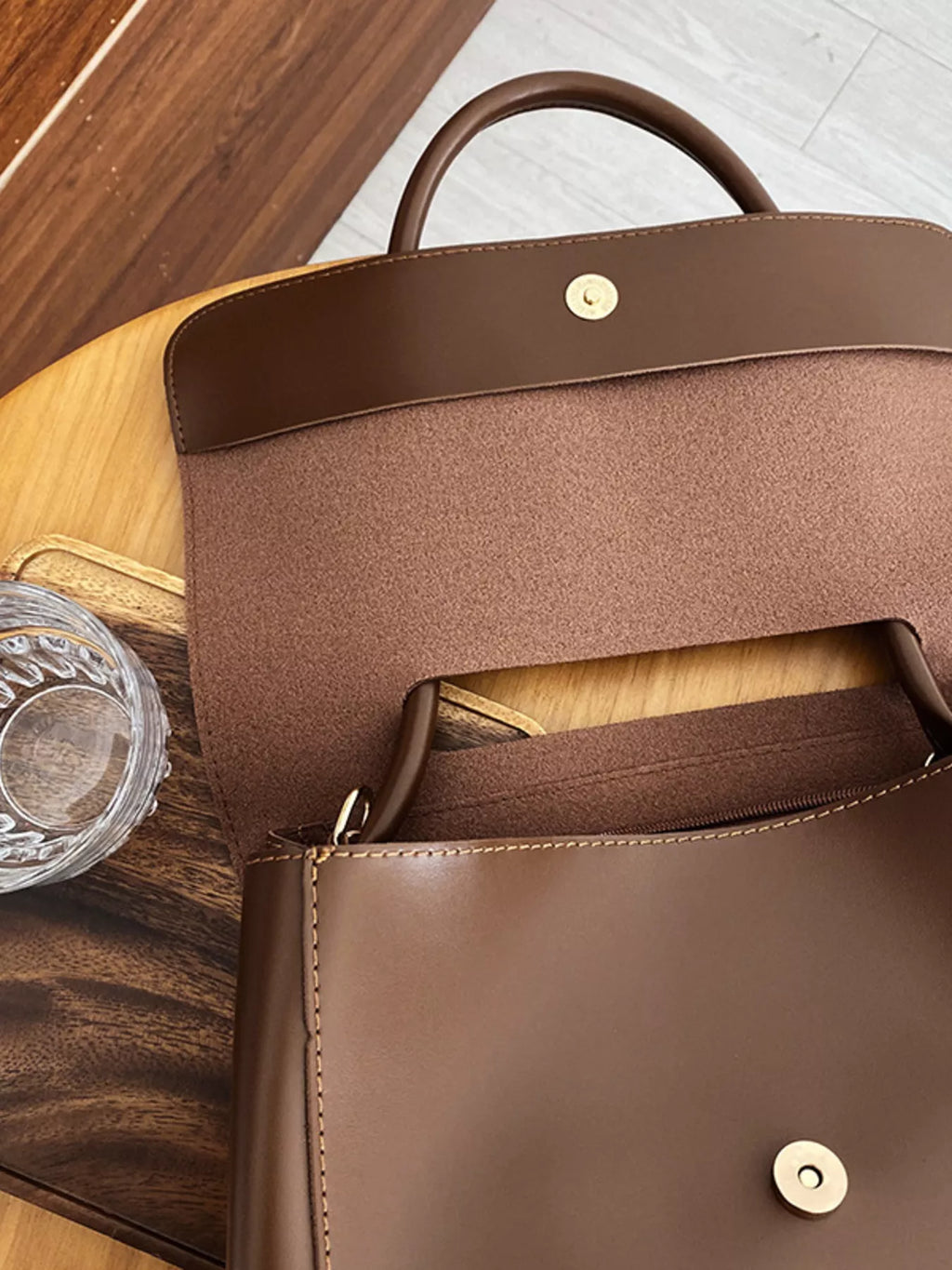 Flap Closure Crossbody Bag
