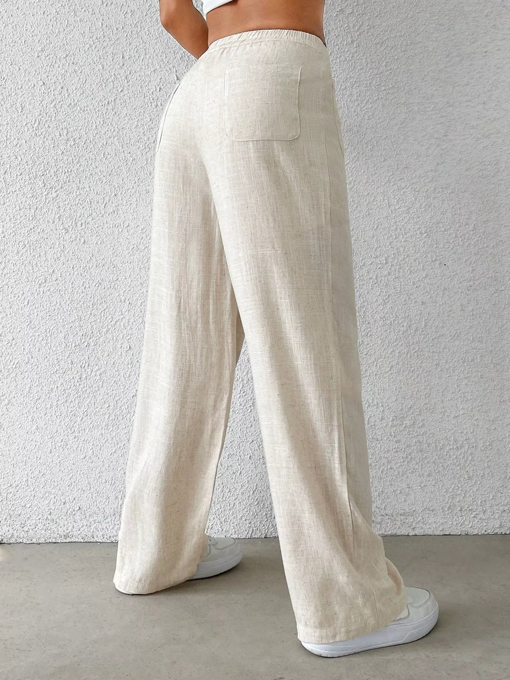 High-Waisted Wide-Leg Pants