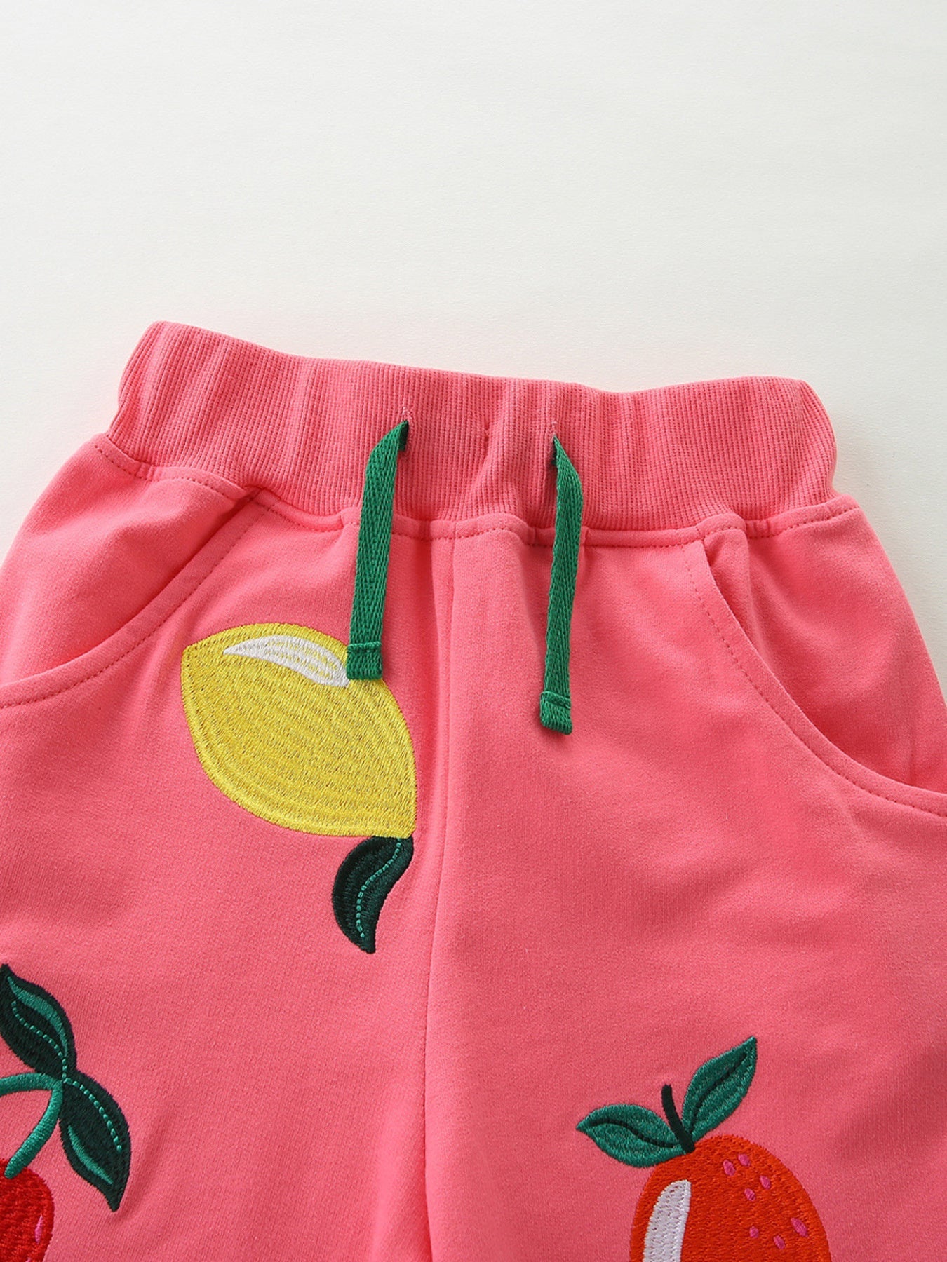 Children's Butterfly Graphic Tee & Fruit Print Shorts Set