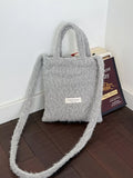 Solid Color Crossbody Bag