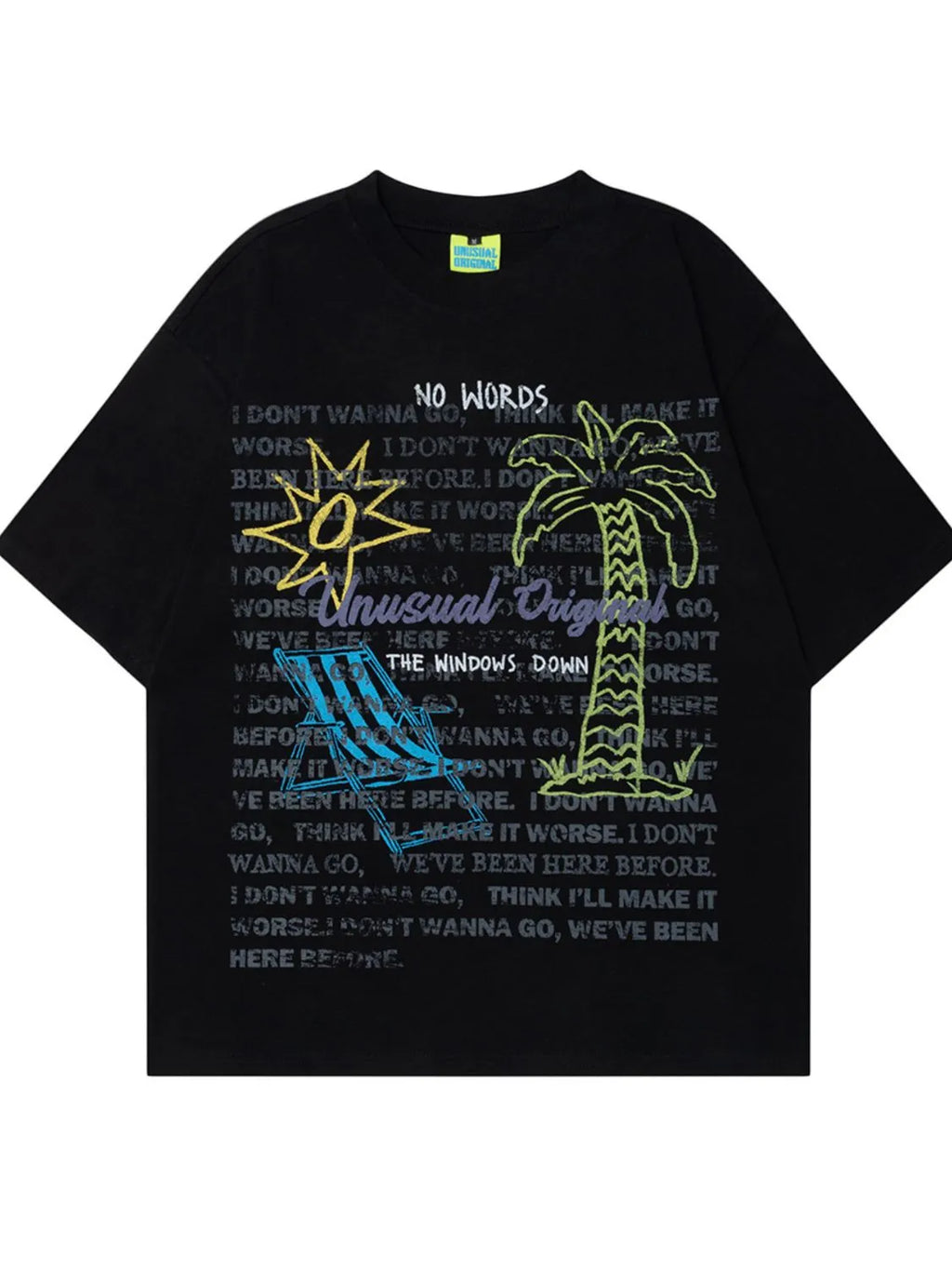 Men's Oversized Graphic Round Neck T-Shirt