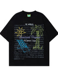 Men's Oversized Graphic Round Neck T-Shirt