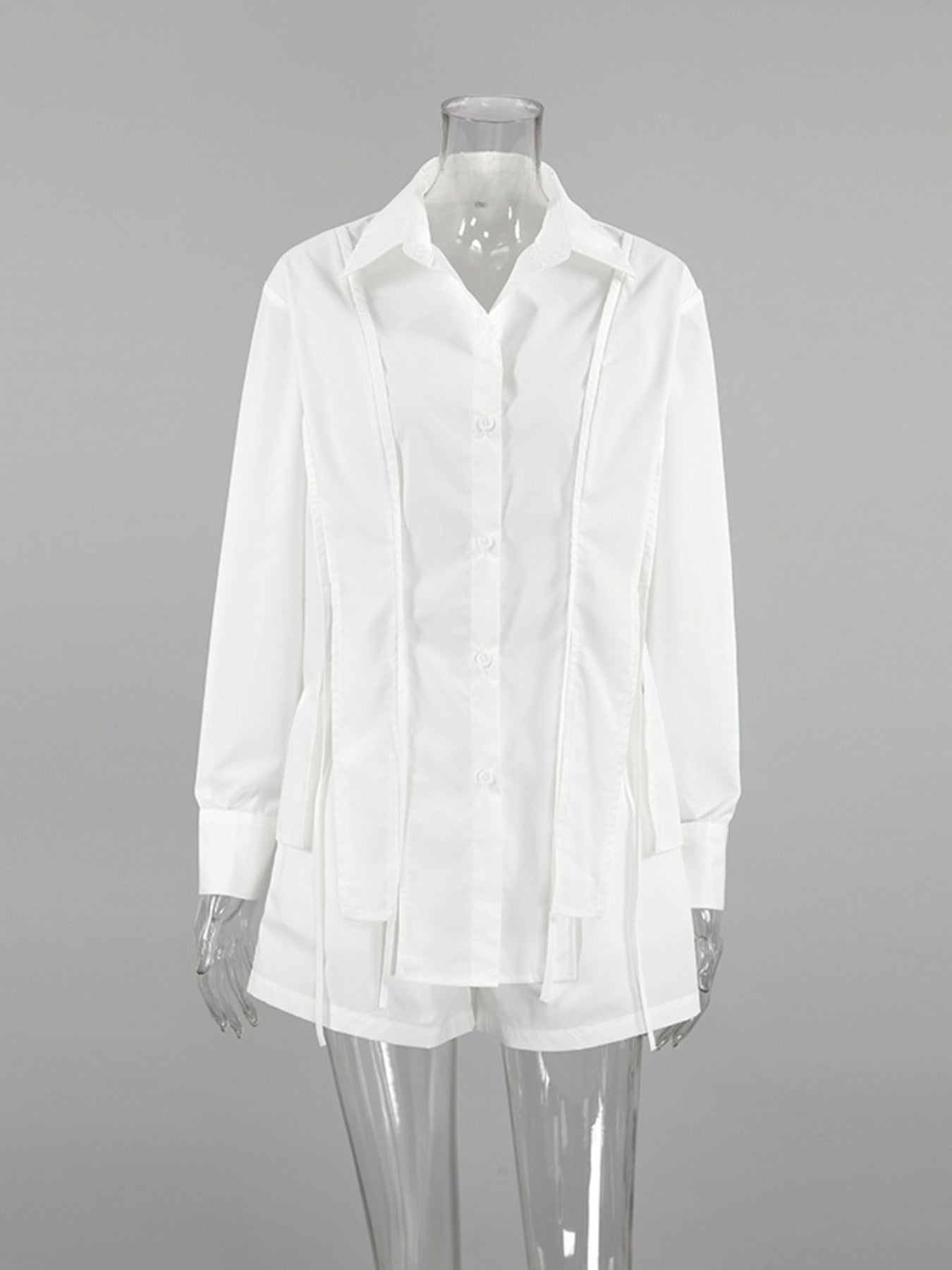 Button Up Shirt and Shorts Set