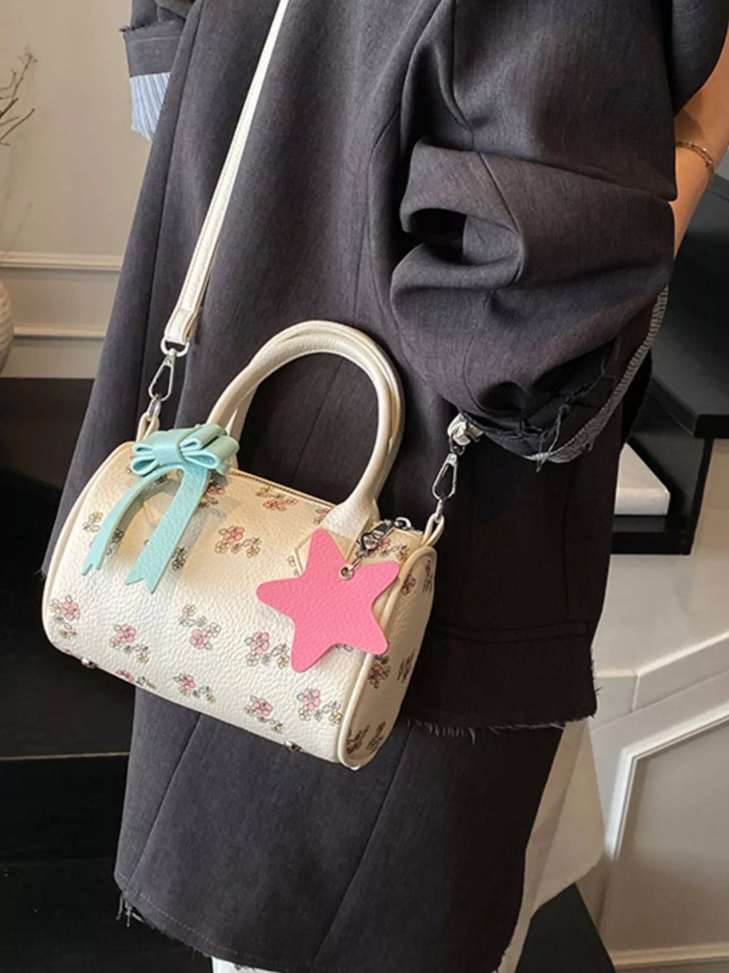 Floral Print Crossbody Bag