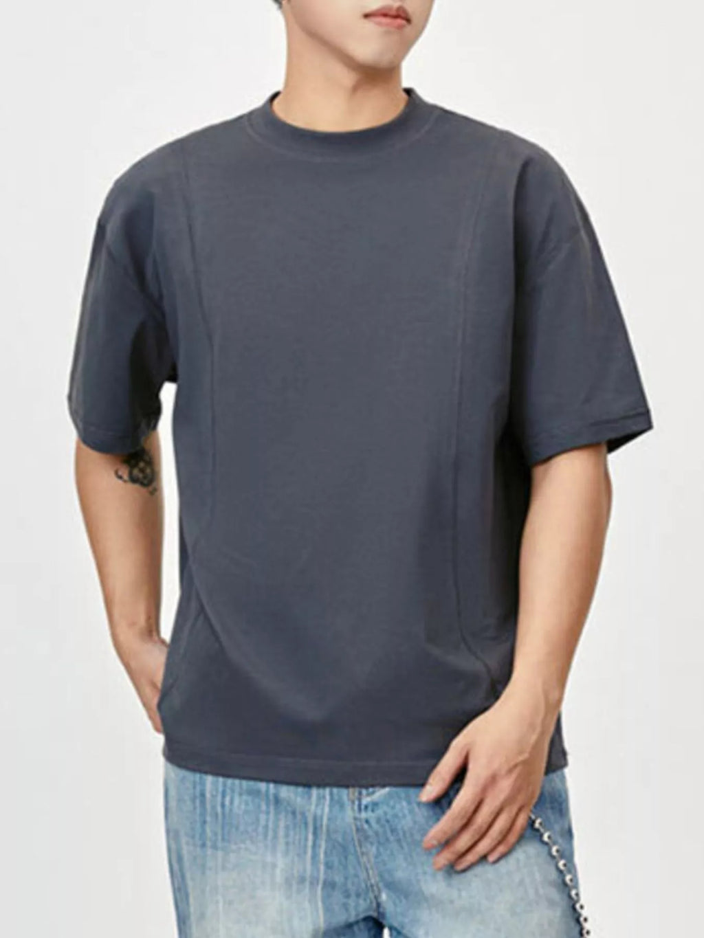 Men's Round Neck Short Sleeve T-Shirt