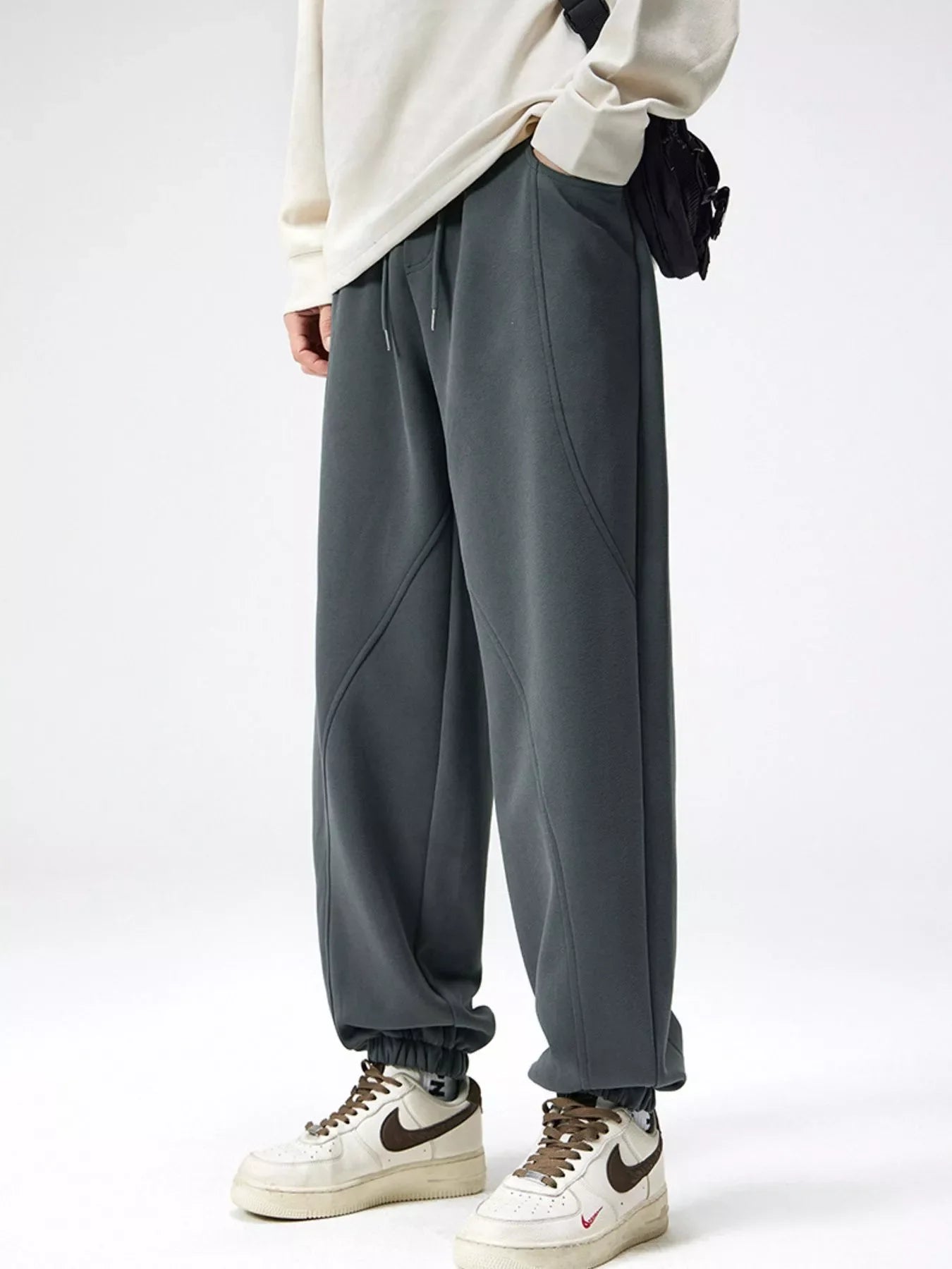 Men's Plus Size Loose Fit Drawstring Sweatpants