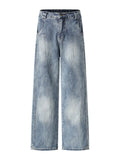 Men's Vintage Washed Wide Leg Jeans
