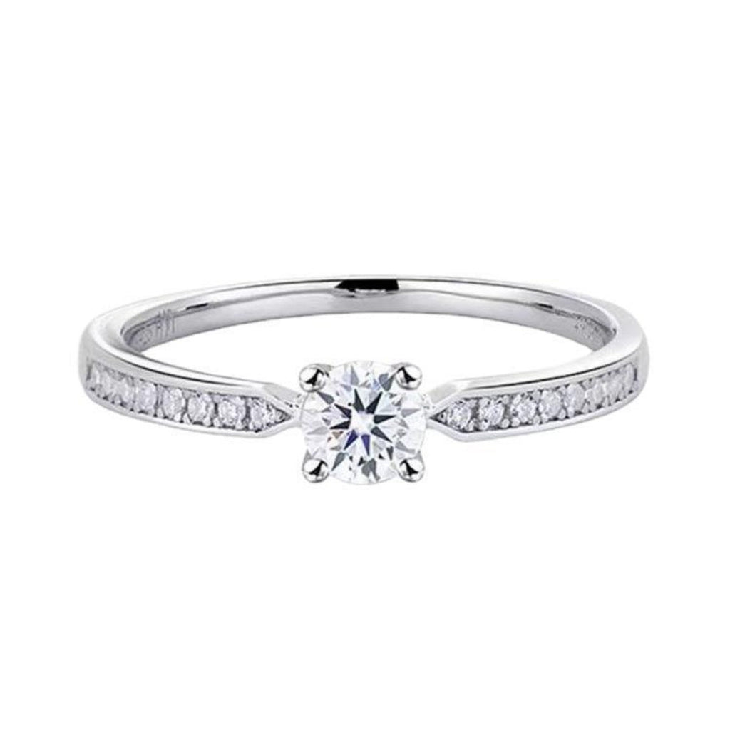 925 Sterling Silver Moissanite Ring