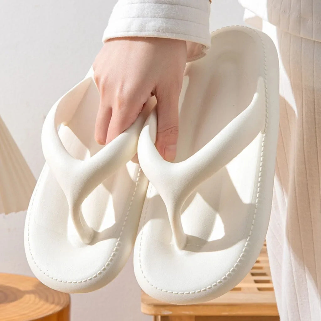 Toe Post Platform Slippers