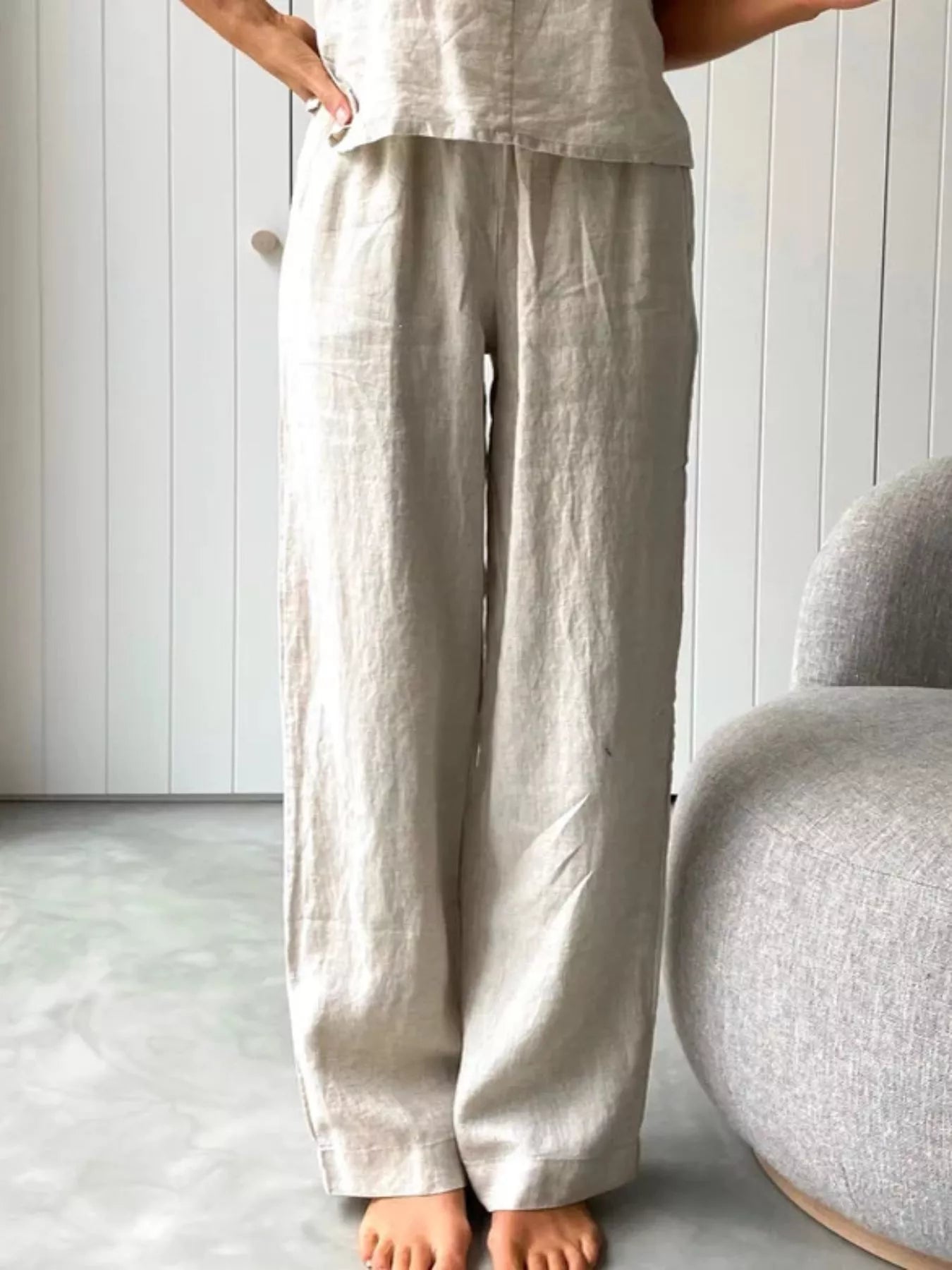 Scoop Neck Cami and Pants Set