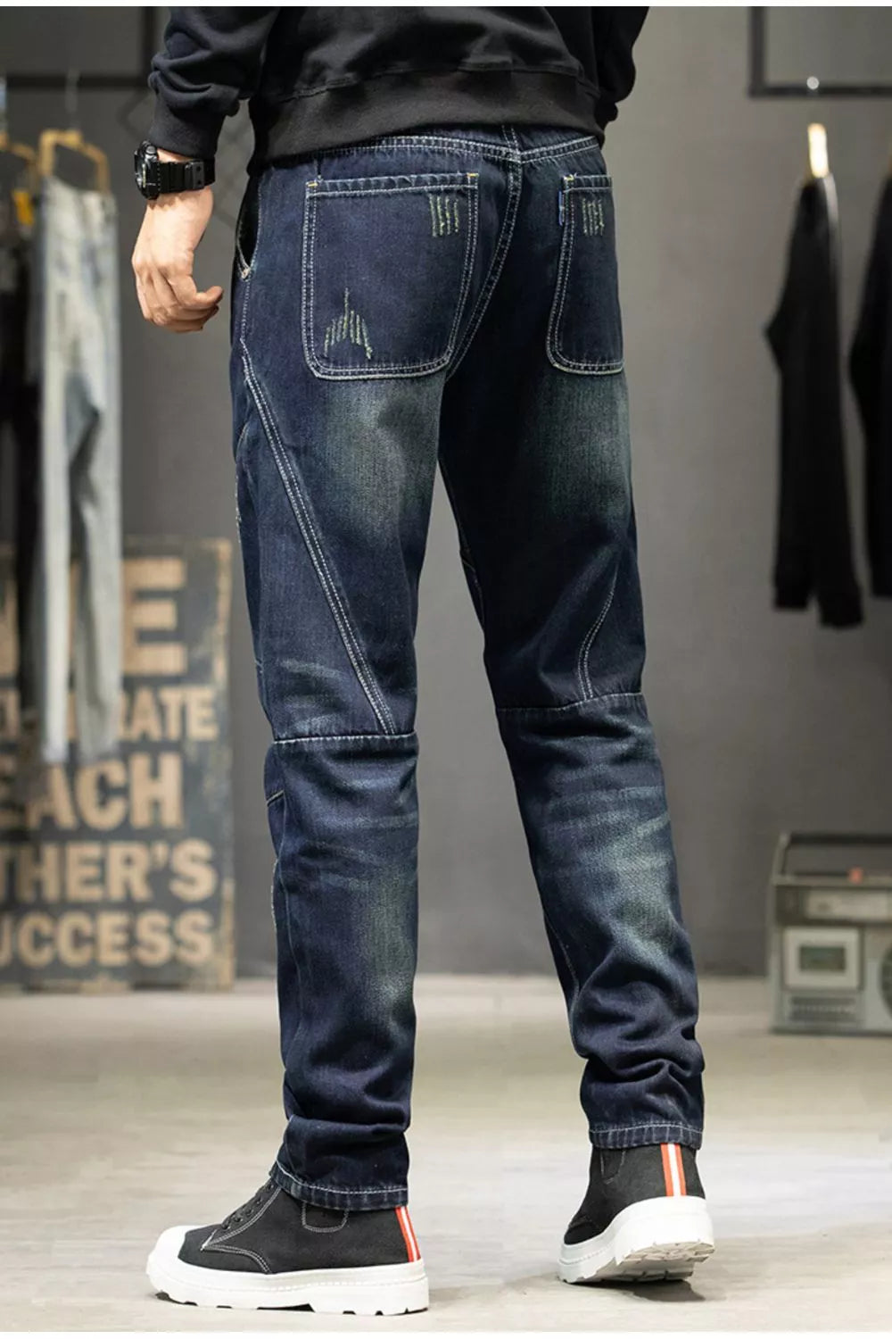 Men's Slim Fit Straight Leg Jeans