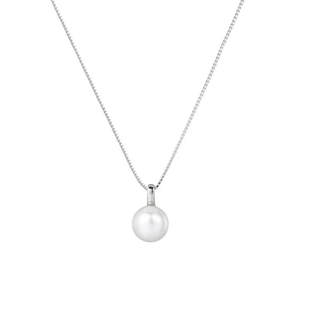 925 Sterling Silver Pearl Necklace