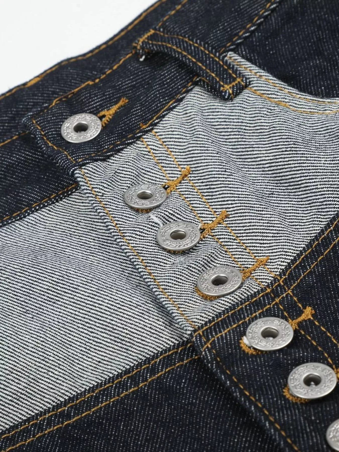Men's Button Fly Denim Capris