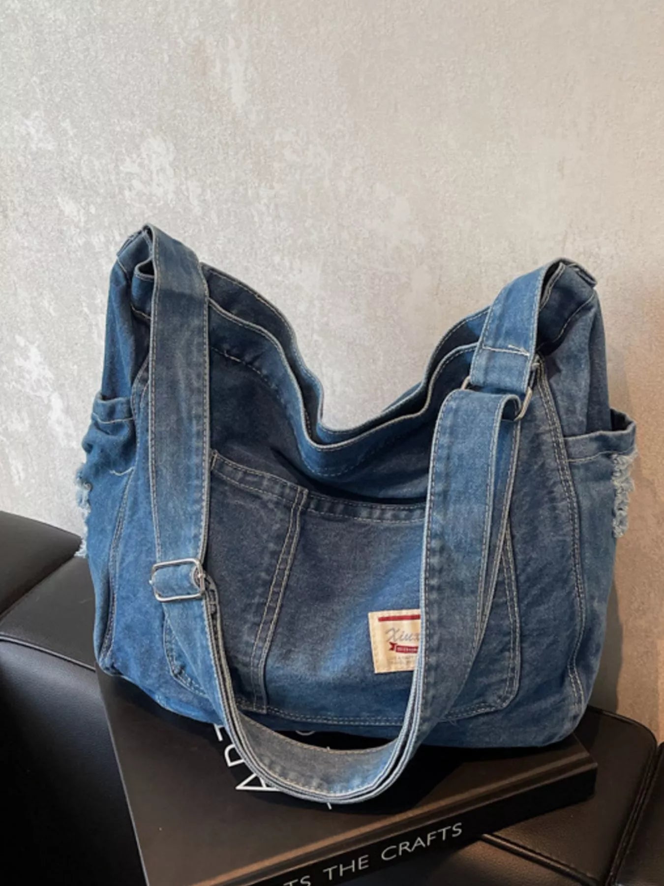 Casual Denim Crossbody Bag