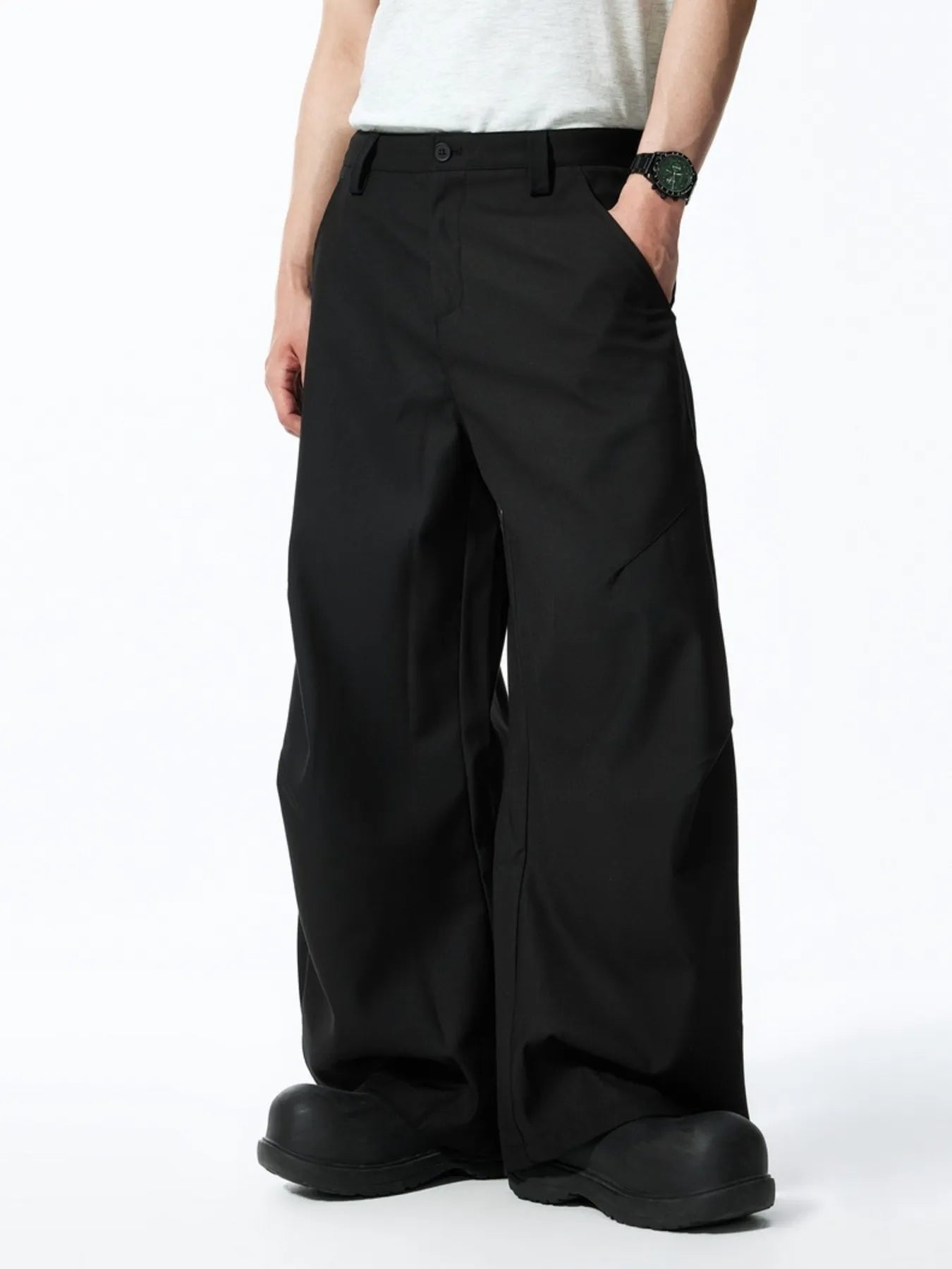 Men's Wide Leg Casual Pants