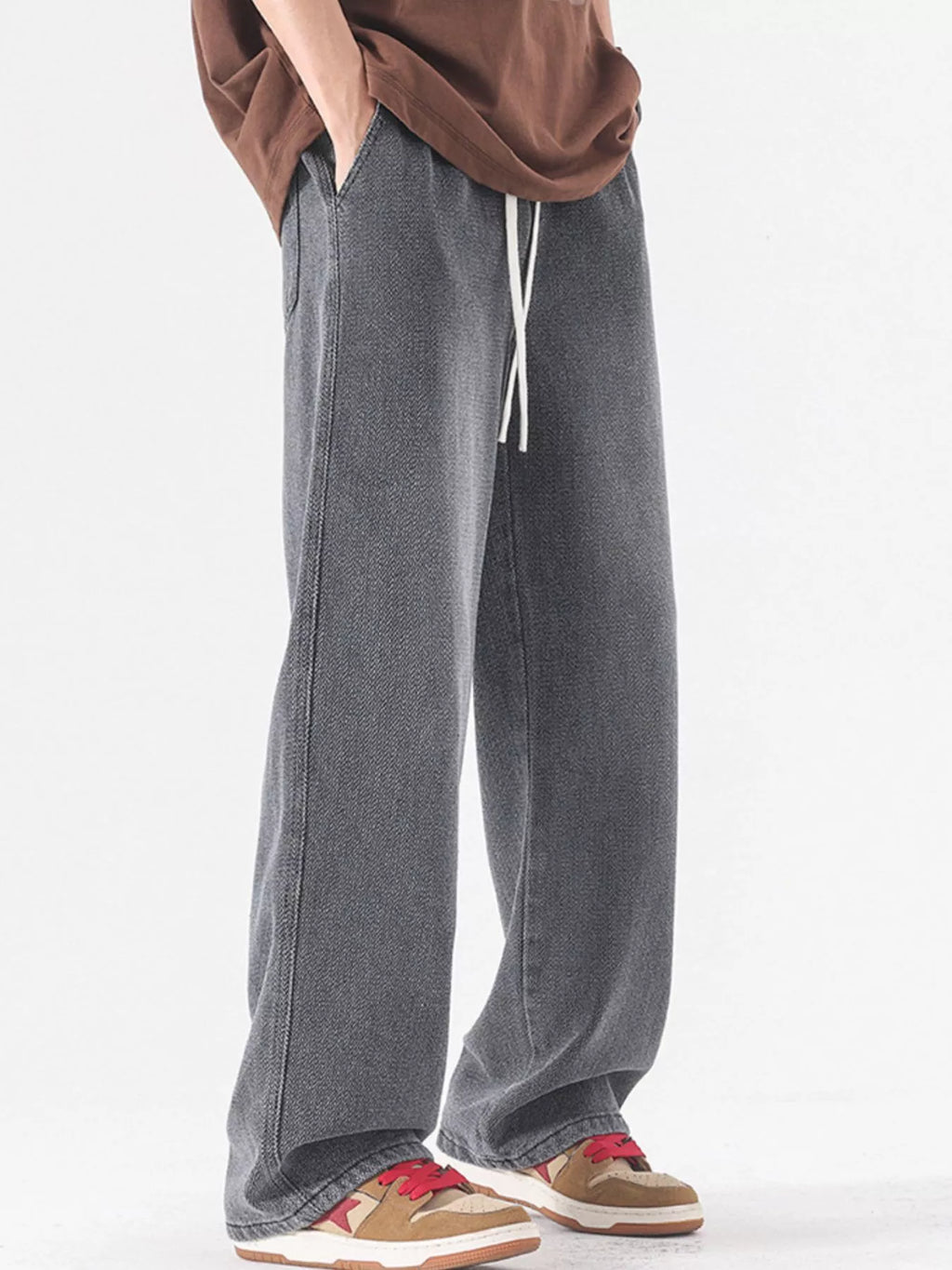 Men's Full Size Wide Leg Jeans Plus Size