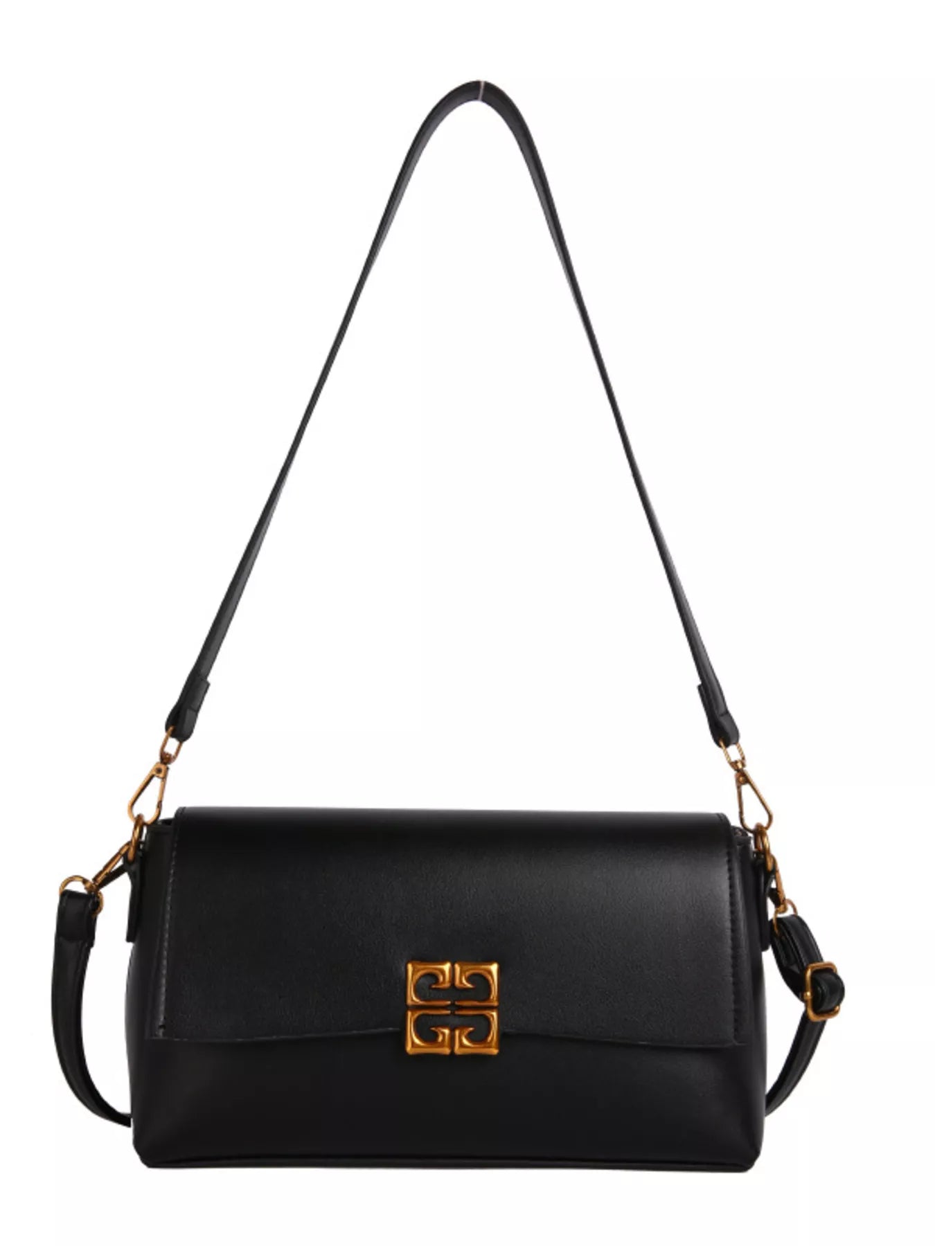 Leather Flap Crossbody Bag