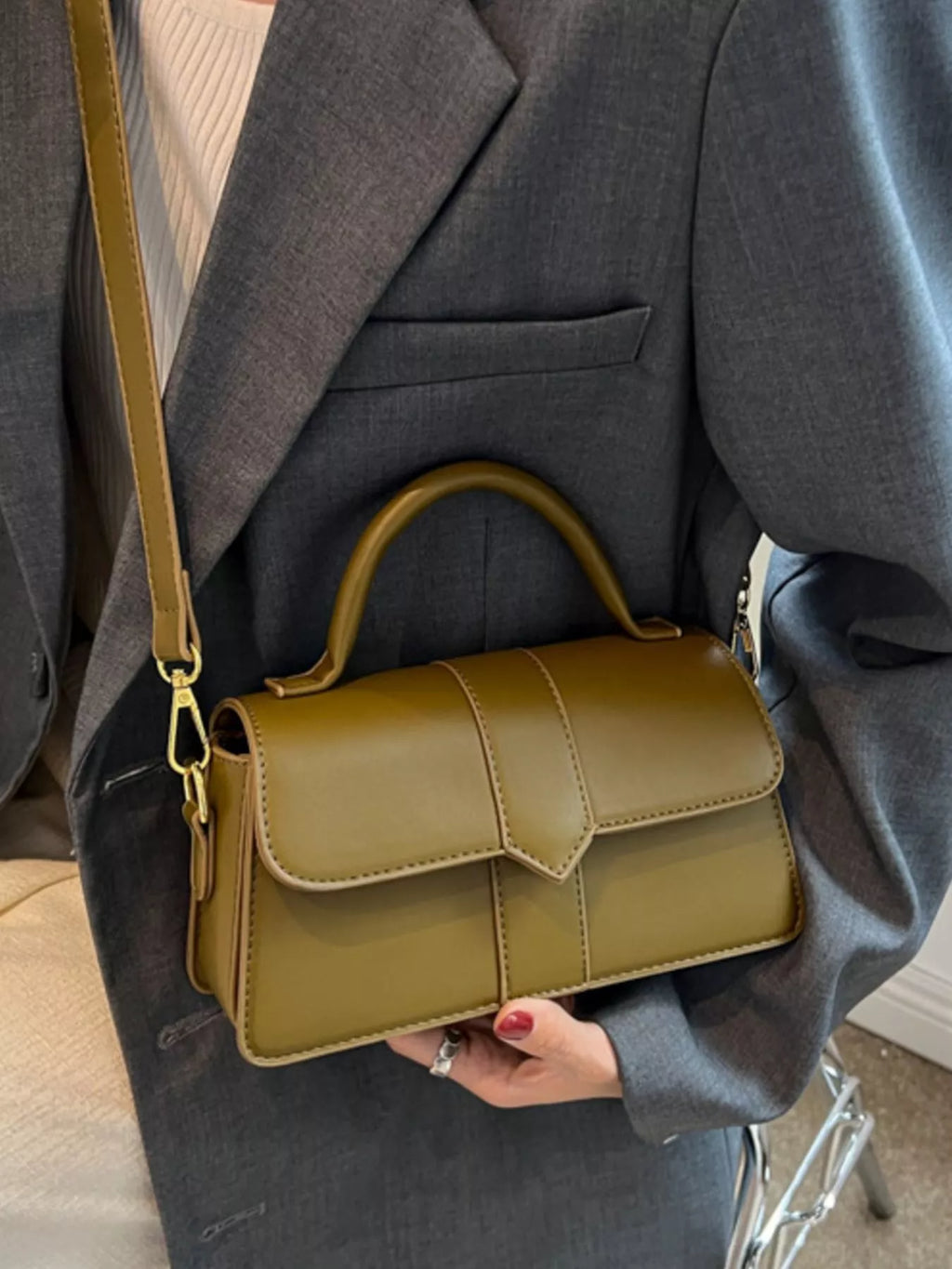 Top Handle Crossbody Bag