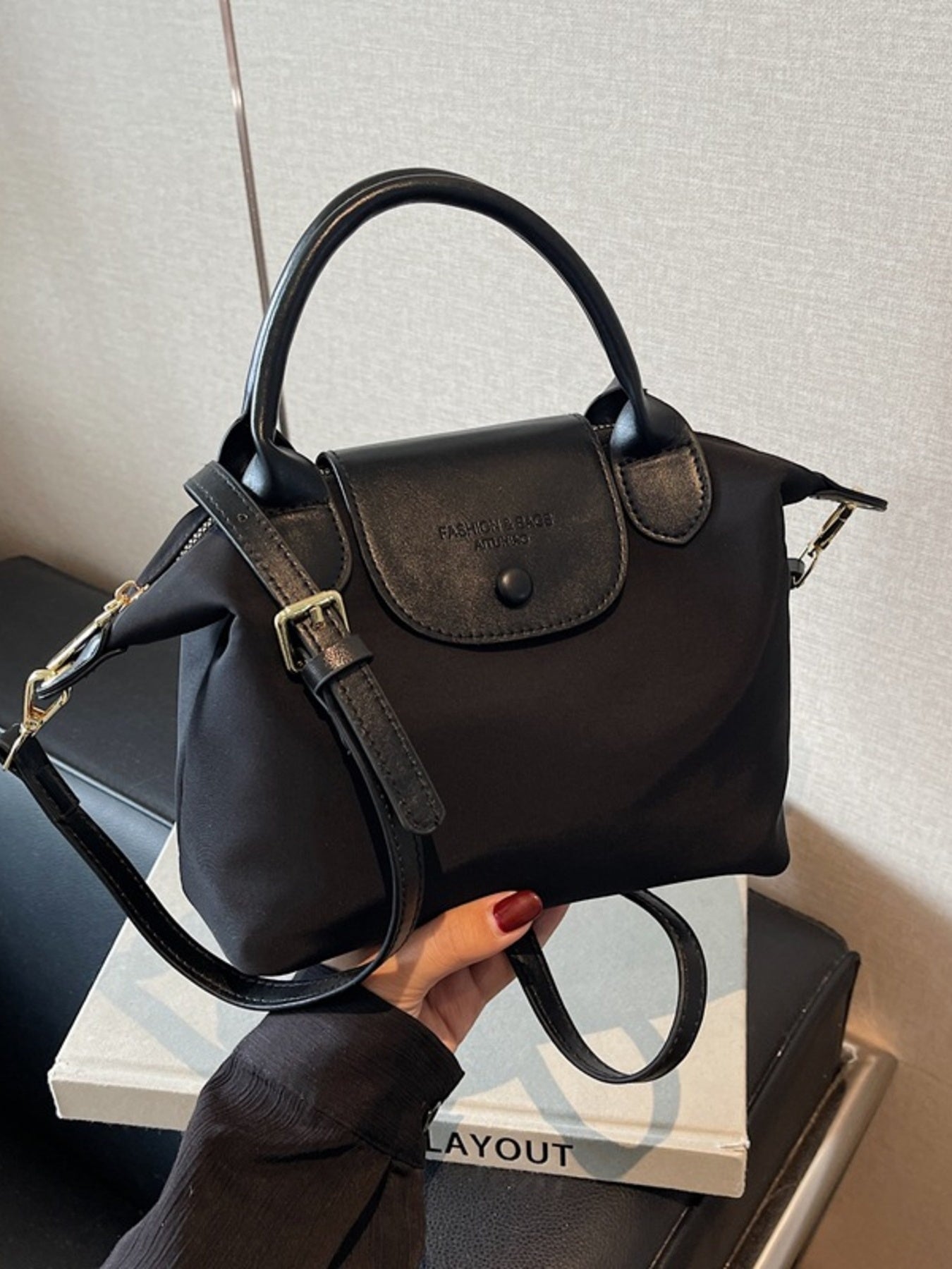 Top Handle Crossbody Bag