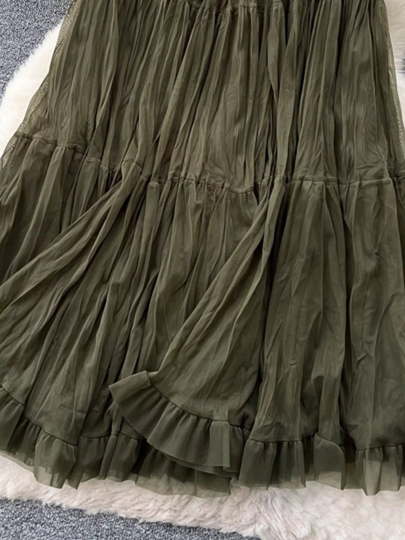 Tiered Tulle Skirt