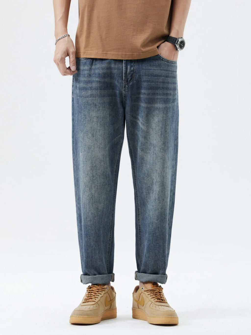 Men's Wash Relaxed Fit Jeans