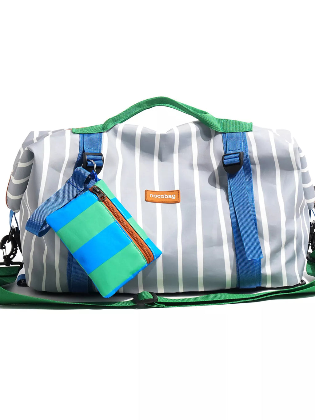 Striped Lightweight Travel Bag