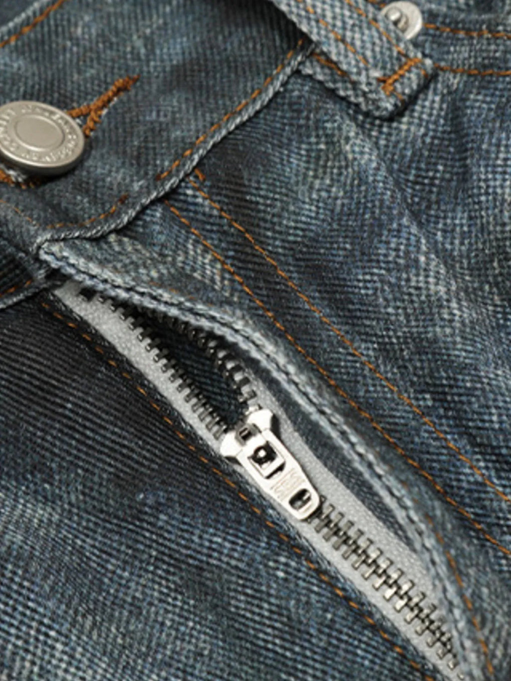 Men's Distressed Straight-Leg Jeans