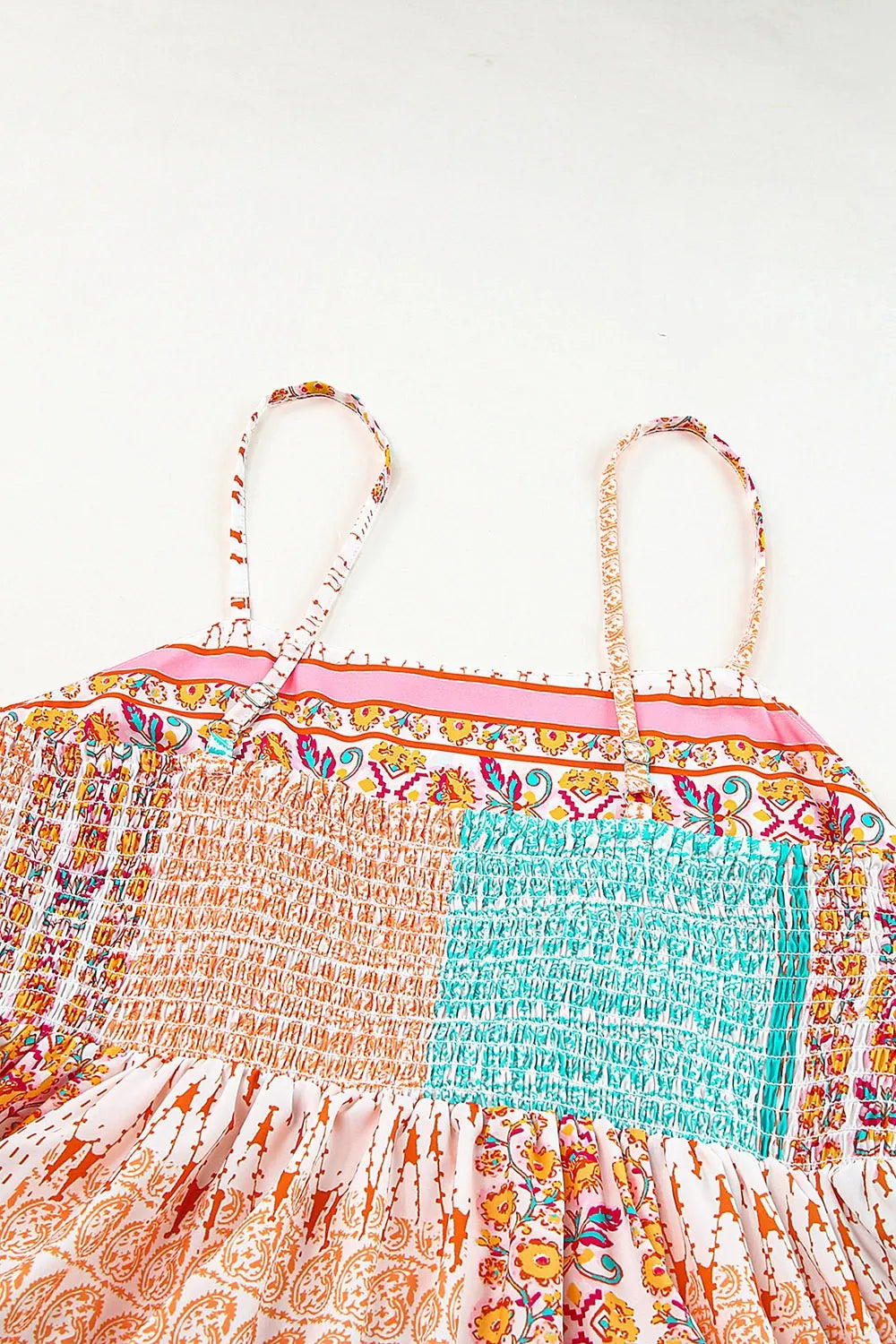 Printed Square Neck Cami Dress