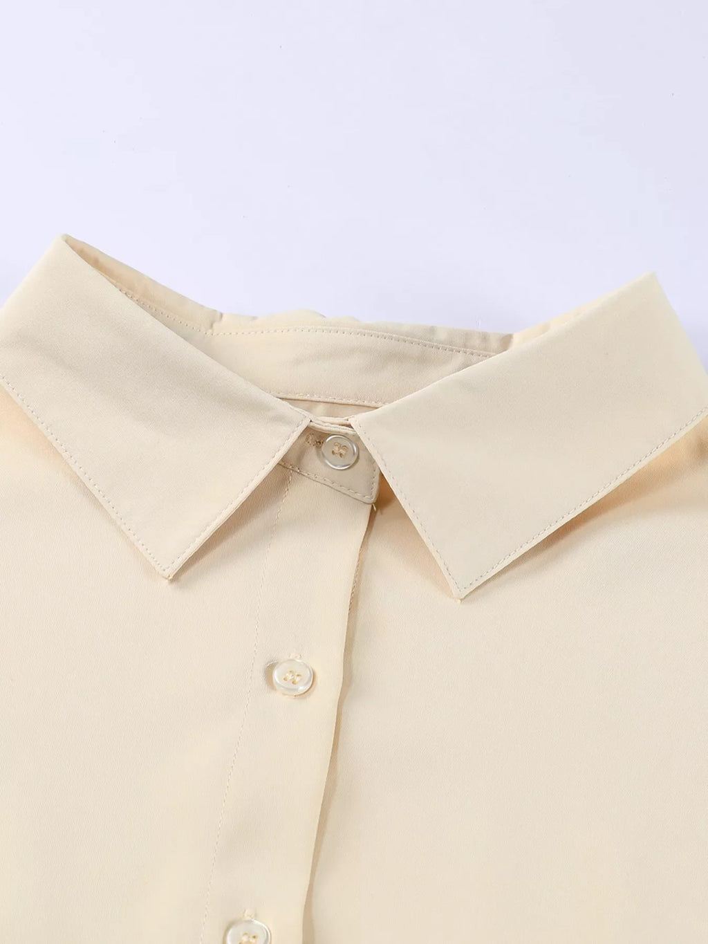 3/4 Sleeve Button Up Shirt