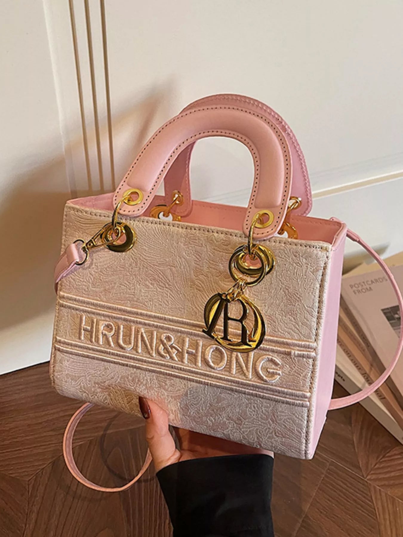 Embroidered Crossbody Bag