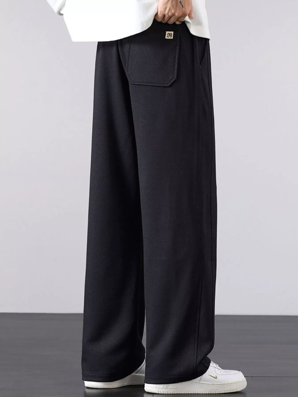 Men's Plus Size Casual Loose Fit Drawstring Pants
