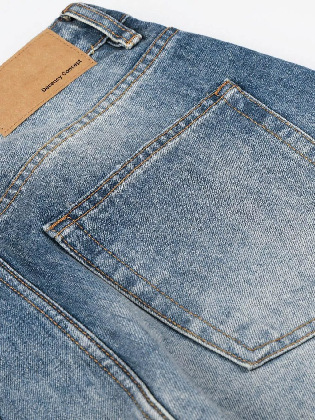 Men's Wide Leg Vintage Wash Jeans