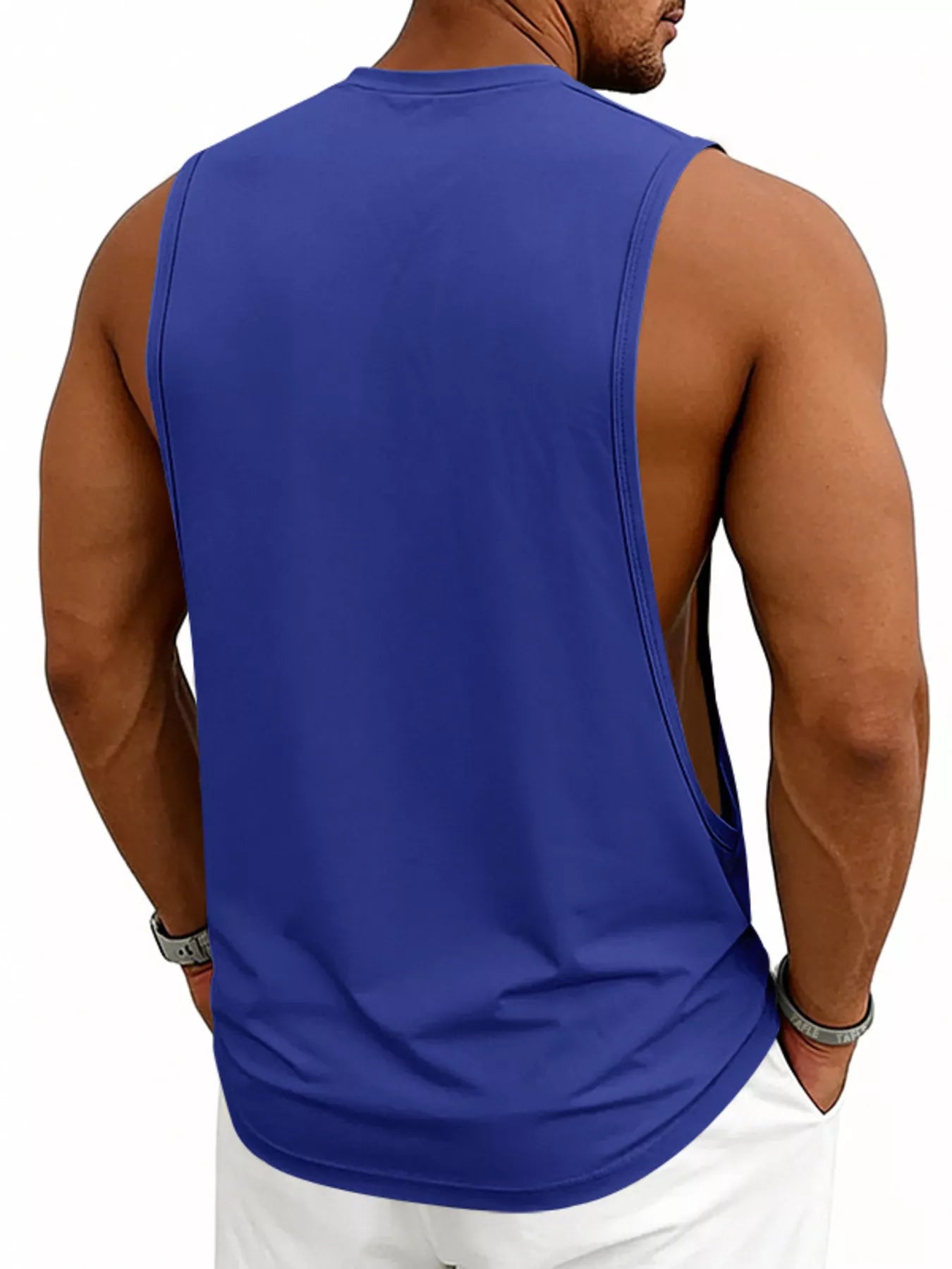 Men's Full Size Round Neck Tank Plus Size