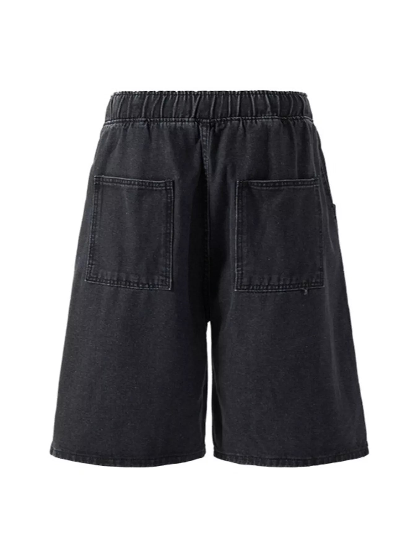 Men's Plus Size Loose Fit Wash Denim Shorts
