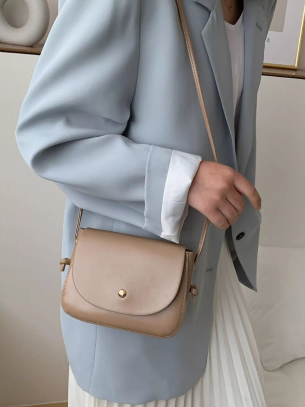 PU Leather Crossbody Bag