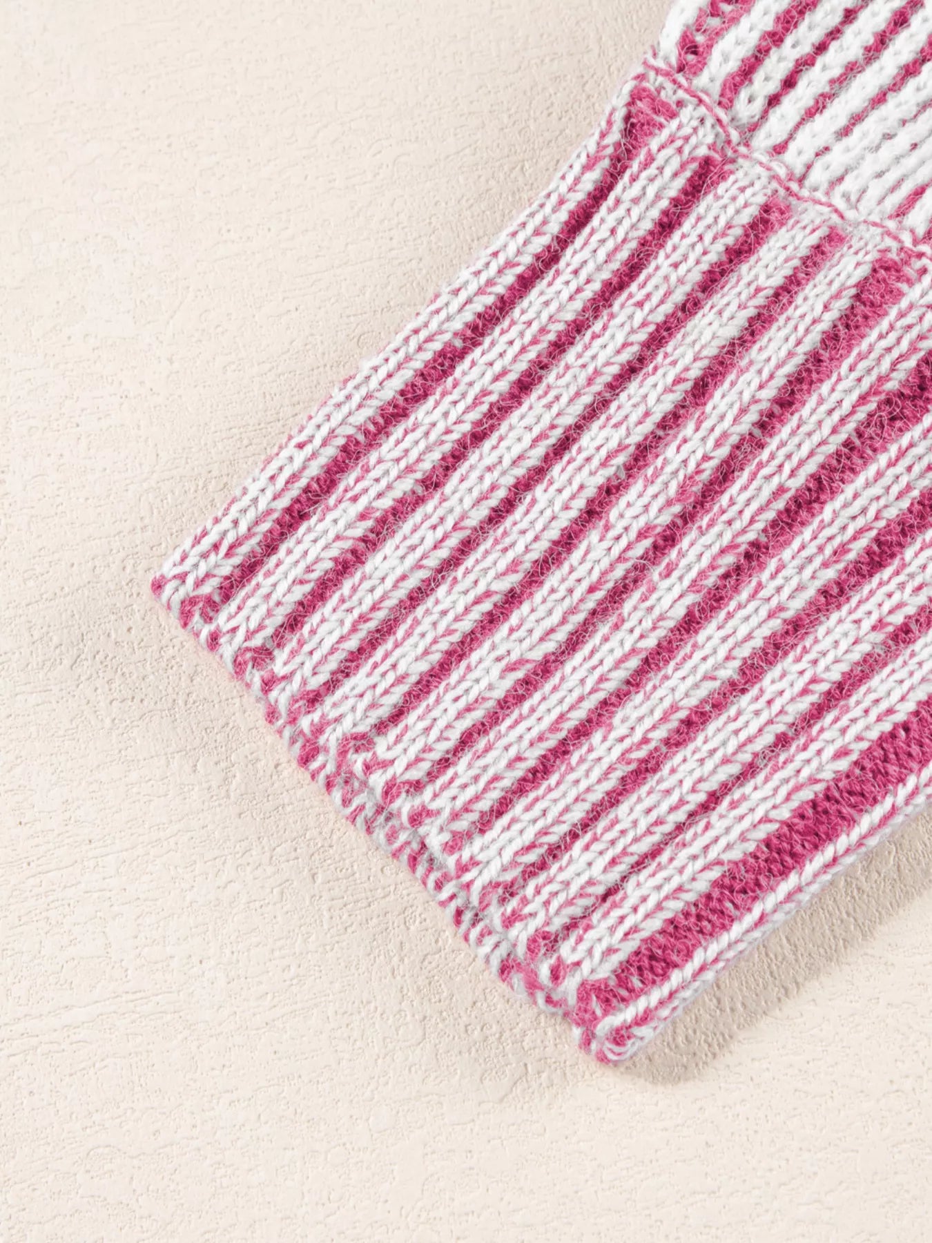 Striped Boat Neck Casual Sweater