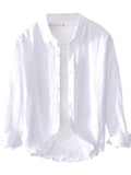 Men's Full Size Button Up Long Sleeve Shirt Plus Size
