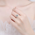 1 Carat Moissanite 925 Sterling Silver Ring