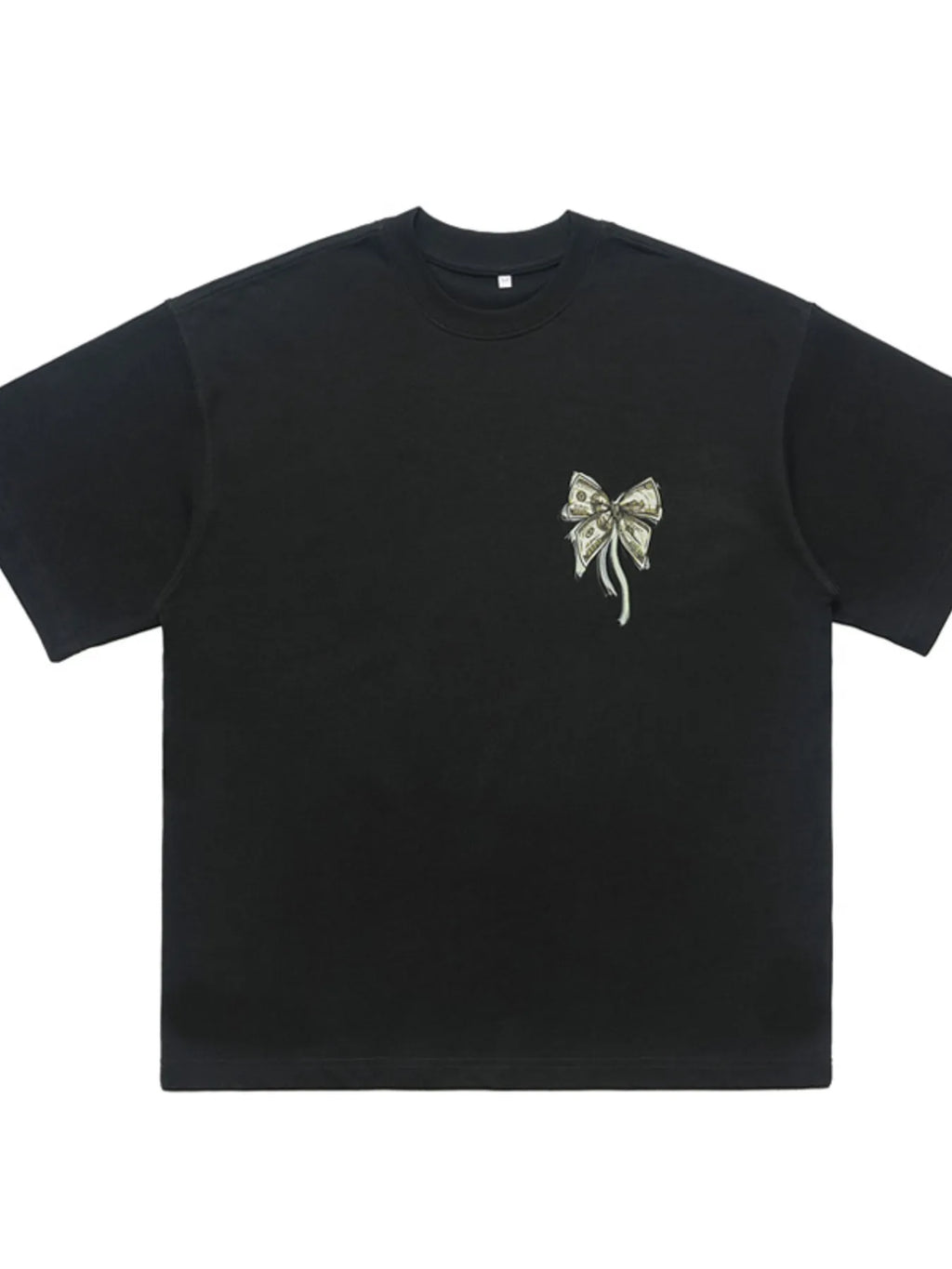 Men's Bow Graphic Oversized T-Shirt