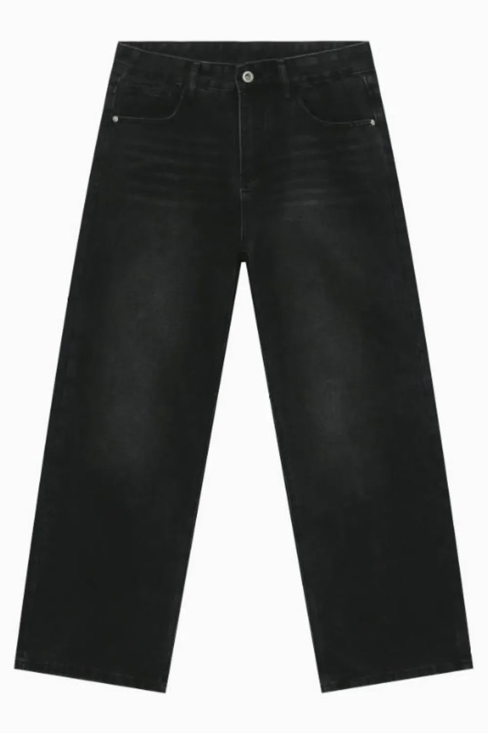 Men's Wide Leg Jeans with Pockets