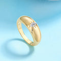 925 Sterling Silver Moissanite Ring