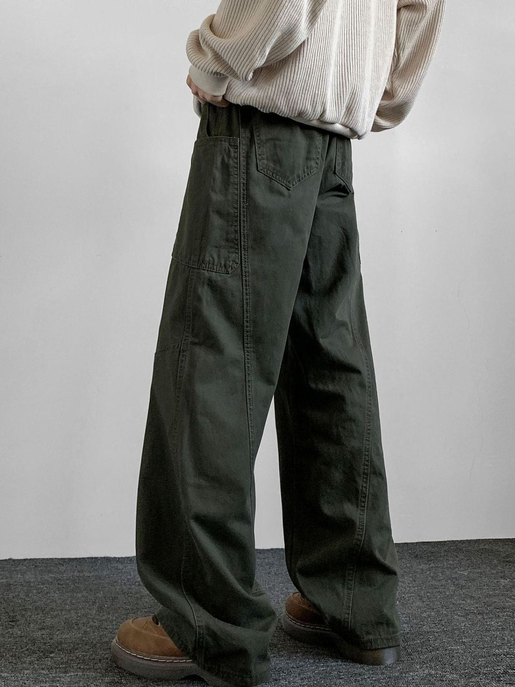 Men's Full Size Loose Fit Cargo Pants Plus Size