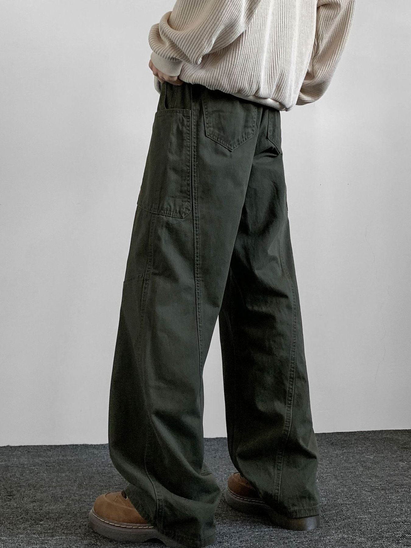 Men's Full Size Loose Fit Cargo Pants Plus Size