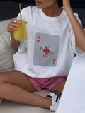 Graphic Round Neck Half Sleeve T-Shirt