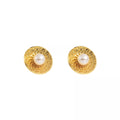 18K Gold-Plated Stud Earrings