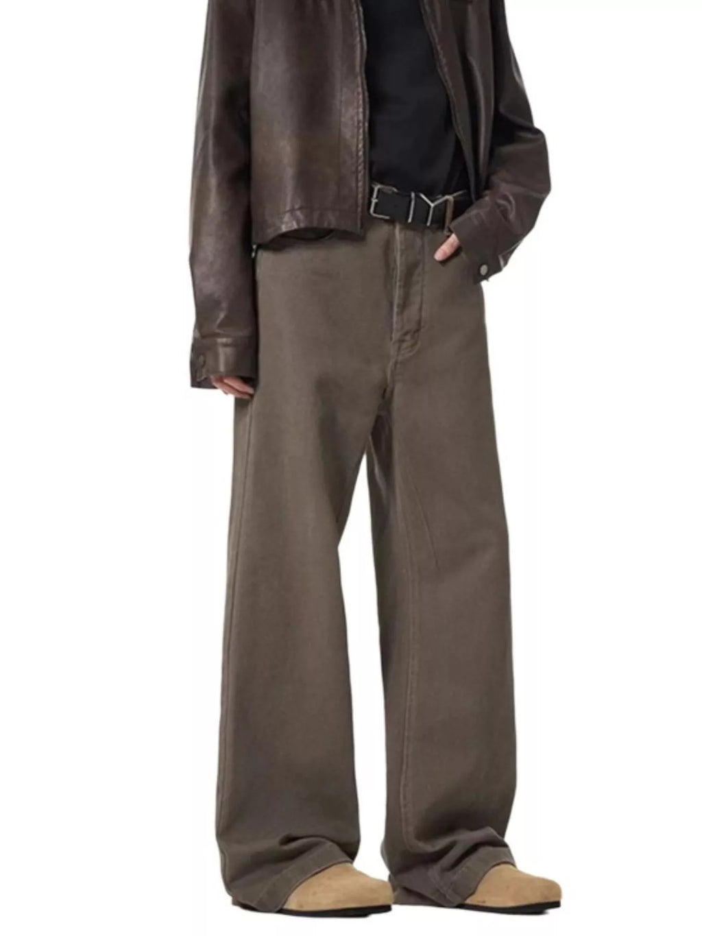 Men's Full Size Wide Leg Jeans Plus Size